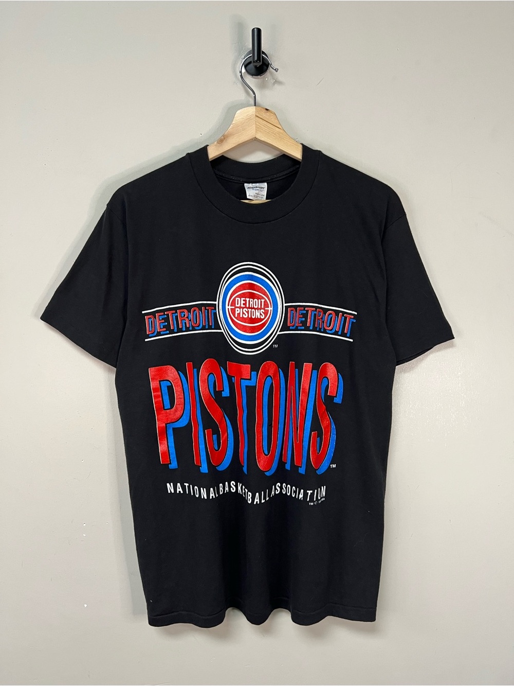 Vtg 90s Detroit Pistons T Shirt